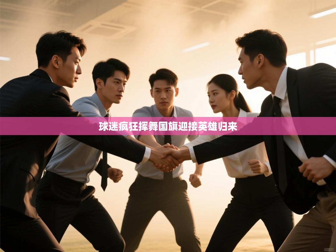 球迷疯狂挥舞国旗迎接英雄归来  第1张